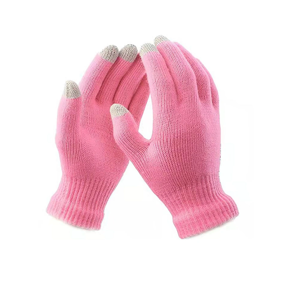 BSCI Winter Adult Knitted Acrylic Promotional Touch Screen Gloves