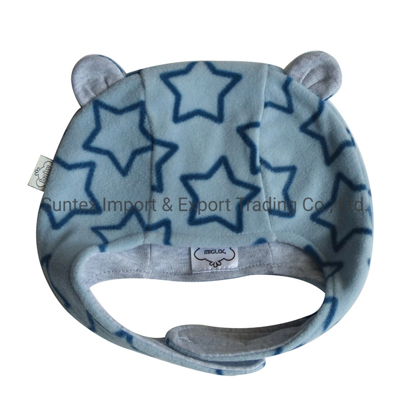 Custom Winter Warm 100%Polyester Polar Fleece Baby Hat