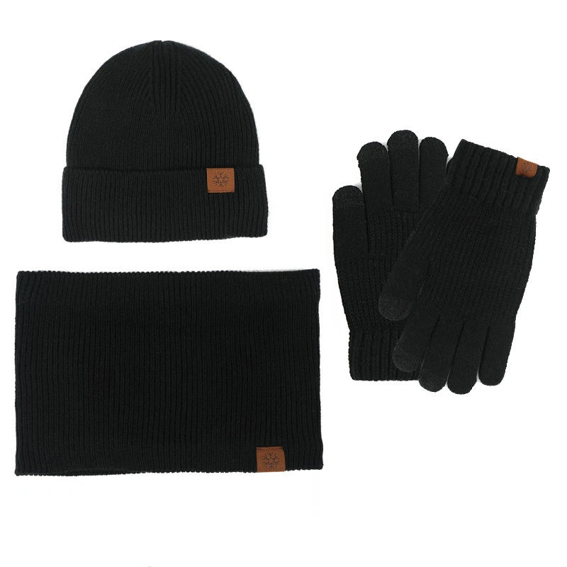 Wholesale Winter Warm Flexible Touch Screen Hat Scarf Glove Set