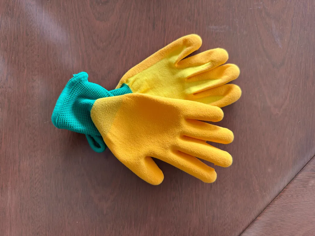 Breathable and Elastic Children&prime;s Safety Gloves for Gardening