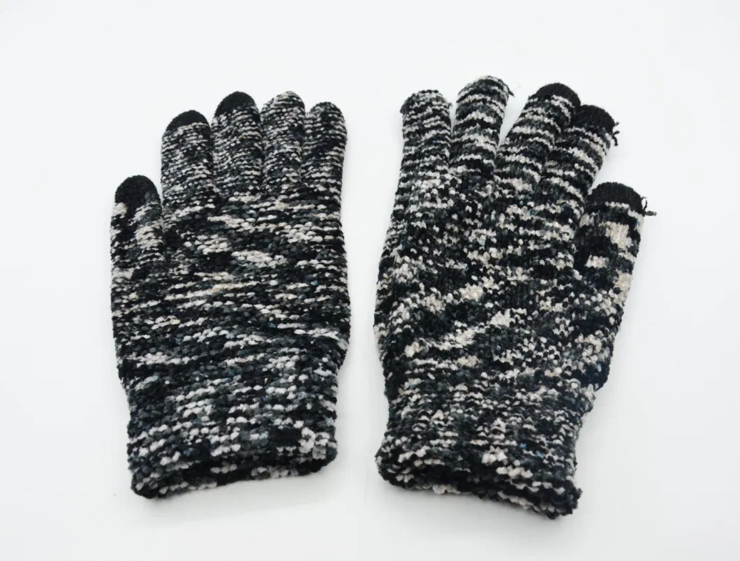 Winter New Creative Touch Screen Gloves Cute Colourful Knitted Unisex Full Finger Gloves Mittens