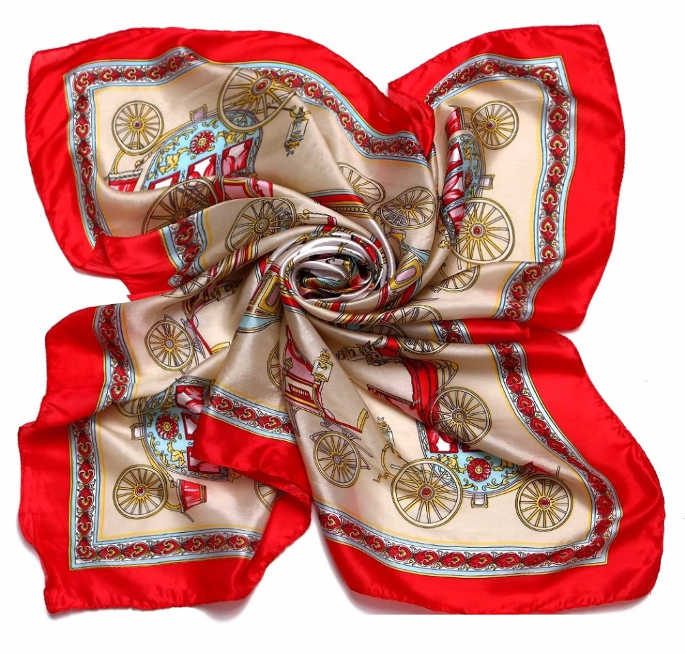 Best Selling Silk Scarf Custom Digital Print Design Twill Silk Scarf