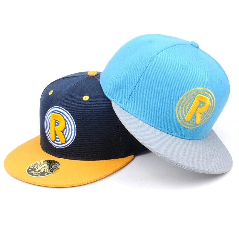 Custom Acrylic Cotton New Flat Brim Baseball Snapback Cap Hat
