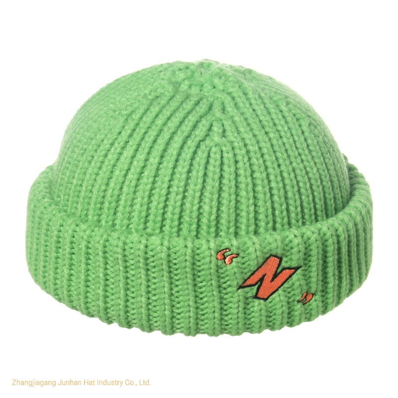 High Quality Wholesale Custome Knitted Beanie Short Skull Warm Winter Hats