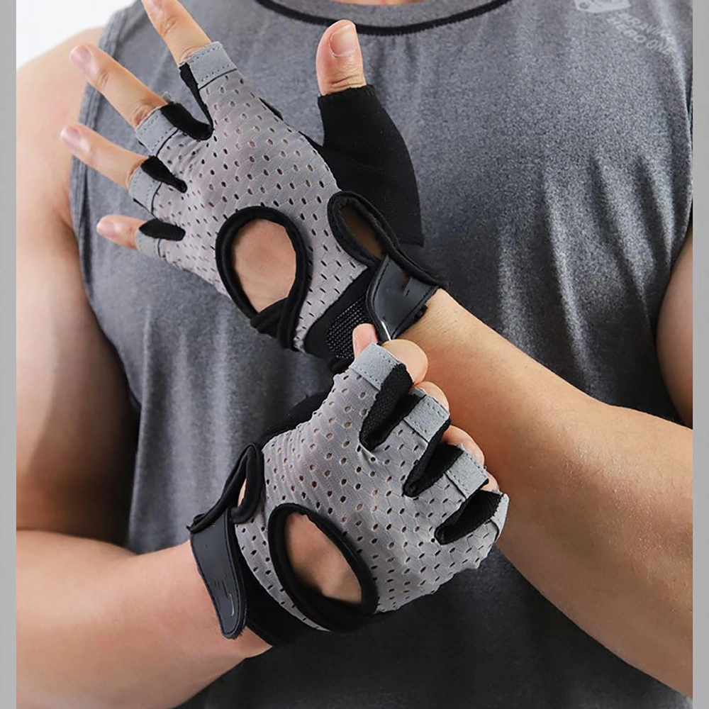 Half Finger Cycling Gloves Driving Summer Sun Fingerless UV Protection Ventilated Gloves Riding Gloves Ci25161
