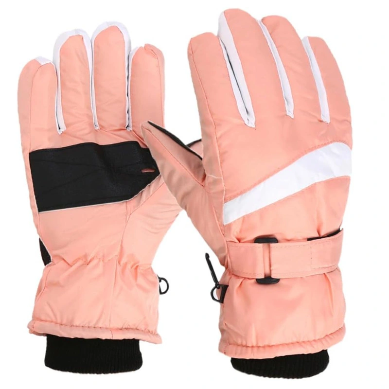 Winter Cold Weather Waterproof Windproof Breathable Ski Gloves for Adult and Children