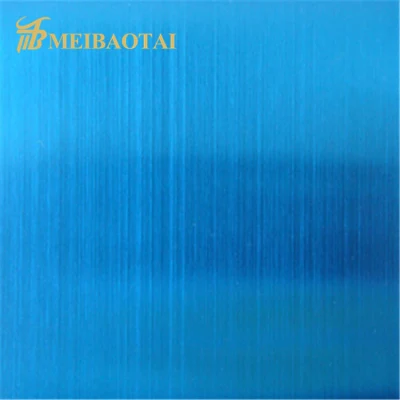  Hairline 304 PVC Coated Stainless Steel Sheet Stainless Steel Sheet Metal Gauge Thickness Chart