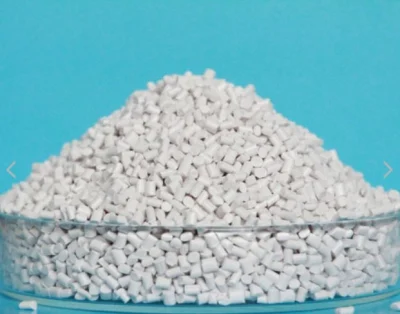  Pure White Calcium Carbonate Filler Masterbatch for PE Blown Molding