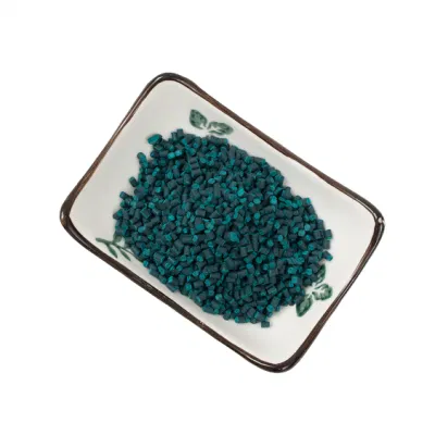  China Masterbatch Manufacturer PE Green Masterbatch Universal Masterbatch Stationery Toy Cup Cover Sample Color Matching.