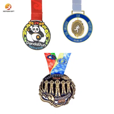 Custom Chirstian United States Military Award Rosary Center Police 5K Plastic Soccer Football Weightlifting War Medals