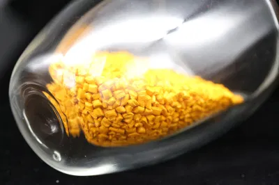 Poly Pellets PP PE HDPE PVC Raw Material Color Golden Masterbatch