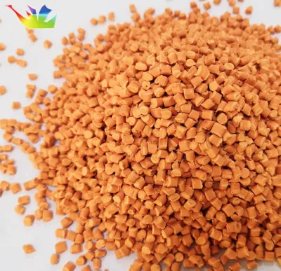  Orange ABS High Quality Plastic Pigment Granule Masterbatch for Injection Molding