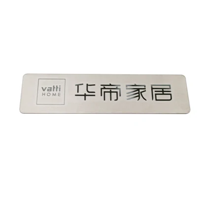  China Factory Wholesale Customized Electroplated Etching Stainless Steel Brass/Bronze/Golden/Nickel/Chrome Car License Plate