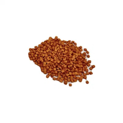  Premium Low Temperature Impact Resistance Gold Metallic PP Masterbatch for Decorative Sheet Extrusion