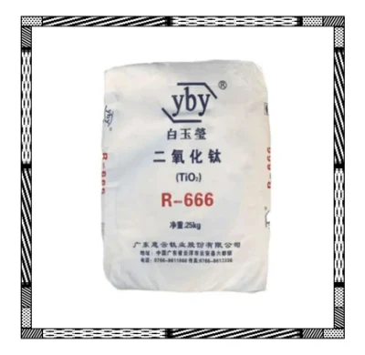  Titanium Dioxide for Sunscreen TiO2 R-666 Widely Used in Paints, Powder Coatings, Inks, Paper, Rubber, Plastics, Masterbatches