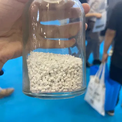 White Polyester PE Plastic Masterbatch Pellet for Yarn and Fiber Industry