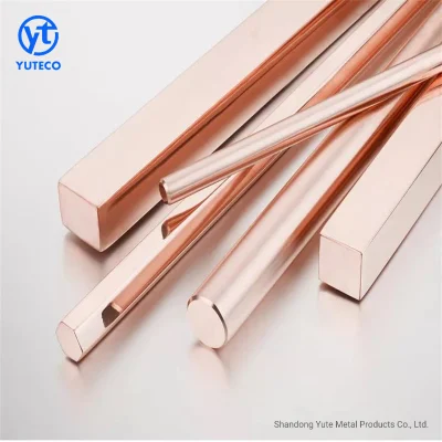  Hot Sale C14500 Rectangular Tellurium Bearing Copper Rod, Square Corner H04 (Hard)