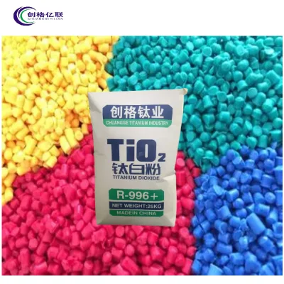 Professional Supply First Grade Chemical Material CAS 13463-67-7 TiO2 Rutile Titanium Dioxide R996 for Plastics, Master Batch with Lowest Price