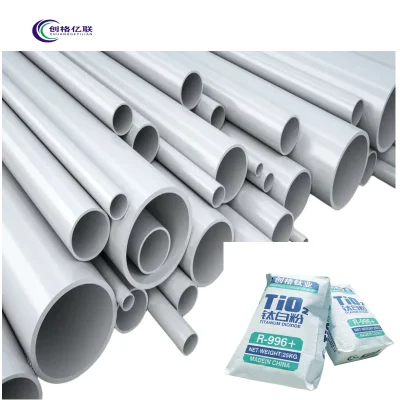 Professional Supply First Grade Chemical Material CAS 13463-67-7 TiO2 Rutile Titanium Dioxide R996 for Plastics, Master Batch with Lowest Price