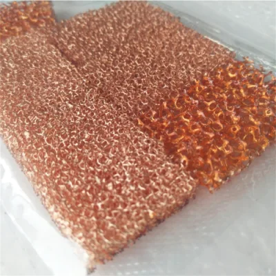  OEM Open Cell Cu Foam Battery Electrode Copper Metal Foam