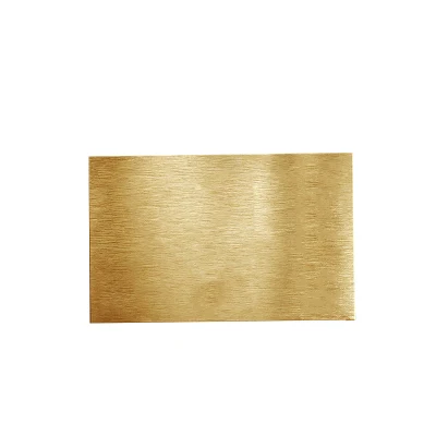  Warehouse Supply Brass Sheet Gold Color Copper Brass Plate Beryllium Copper Alloy Copper Wholesale