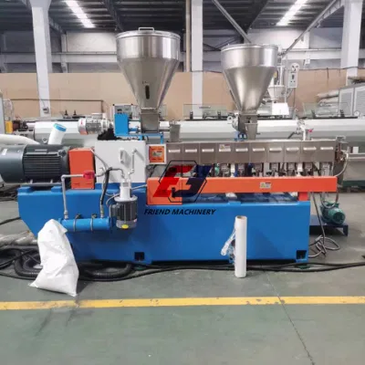 PLA Graphene Modified Plastic Pellet Making Machine Parallel Twin Screw Extruder Granulating Line