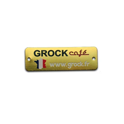 China Factory Wholesale Customized Electroplated Etching Stainless Steel Brass/Bronze/Golden/Nickel/Chrome Car License Plate