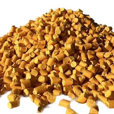 High Concentration Toys/Films/Pipes/Household Appliances/Textile Fluorescent Orange Masterbatch Plastic Resin Particles
