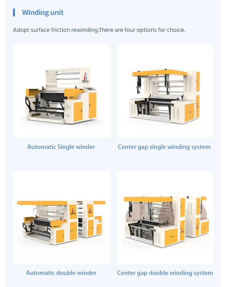 Newly Designed 600-1400mm High Speed Mono-Layer Film Blowing Machine