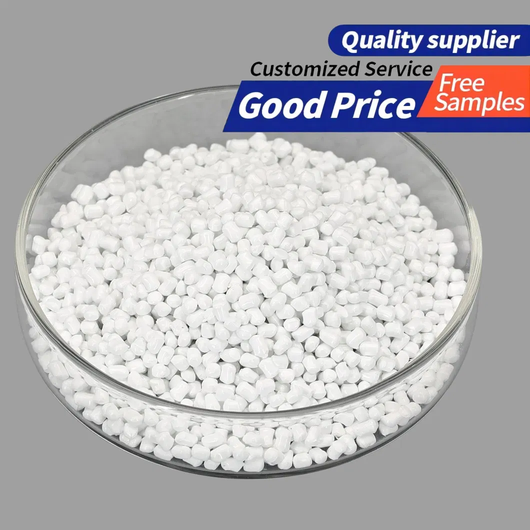 Pure White Calcium Carbonate Filler Masterbatch for PE Blown Molding