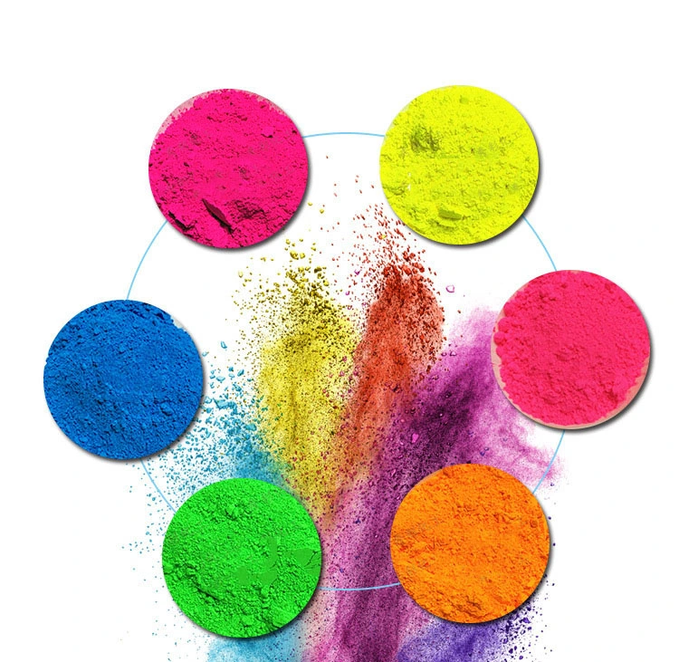 China Factory Fluorescent Pigment Powder Dyes /High Quality Nice Neon Colors Best for Children Toys, Crayons, Cosmetics, Plastics, Inks, Paints etc.