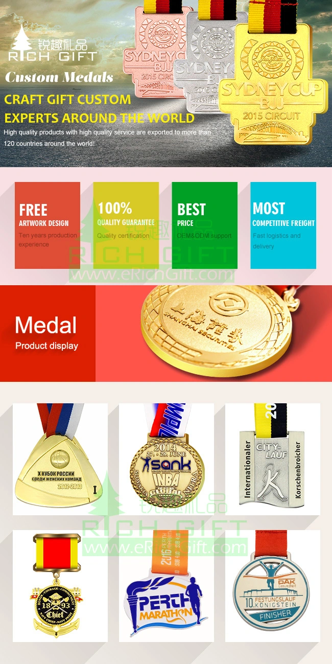 Customized Marathon/ Boxing/ Football/ Basketball/ Volleyball Sports Medals