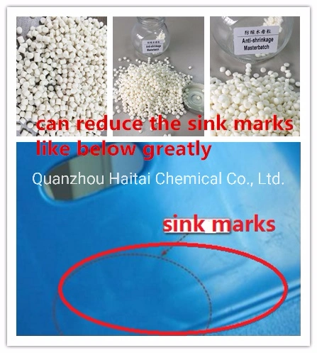 Small Dosage Reduce Weight Sink Proof White Masterbatch for Injection Mold Plastics