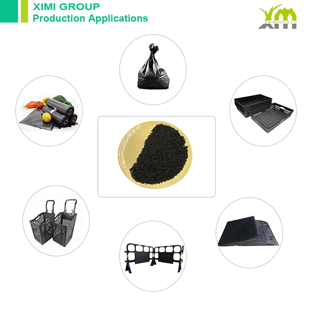 Wholesale Carbon Black Masterbatch High Dispersion Black Masterbatch Carrier PP HDPE PE Dark Black Masterbatch for Garbage Bag