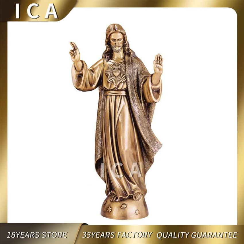 Life Size Famous Religious Statue Bronze Jesus Sculpture for Sale