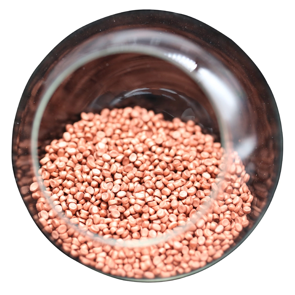 High Concentration PE PP EVA Pet Brownish Red Masterbatch for Plastic Film