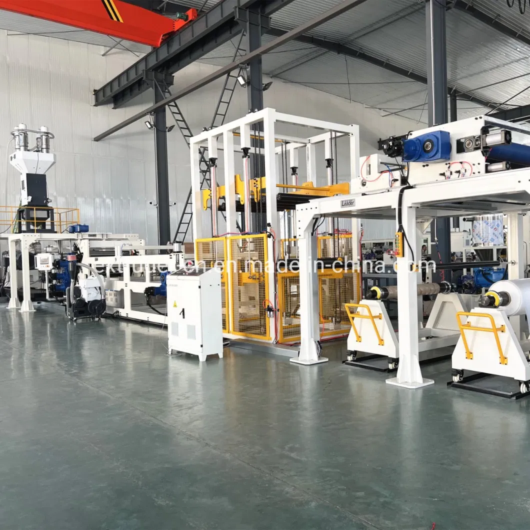 Leader Machinery R-Pet Pet Mono Layer Plastic Sheet Extrusion Line