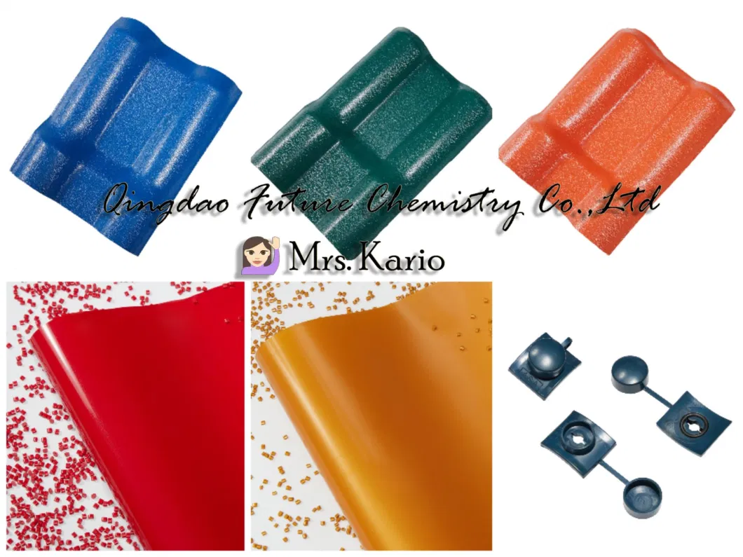 Colorful Plastic Pigment Polyester Masterbatch for Household Appliance Roof Tile