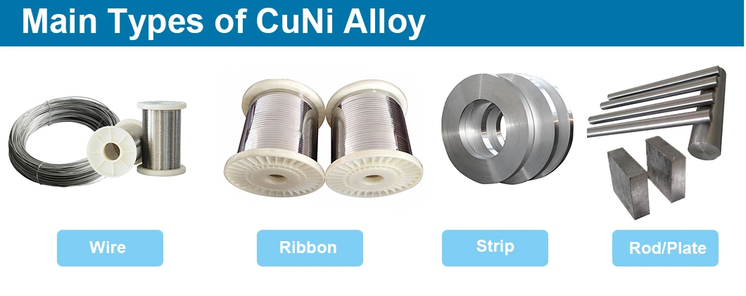 Stock Wire CuNi44 Nc50 Cupronickel Alloy 45 Neutrology CuNi 102 Cu-Ni 44 Konstantan Constantan Wire