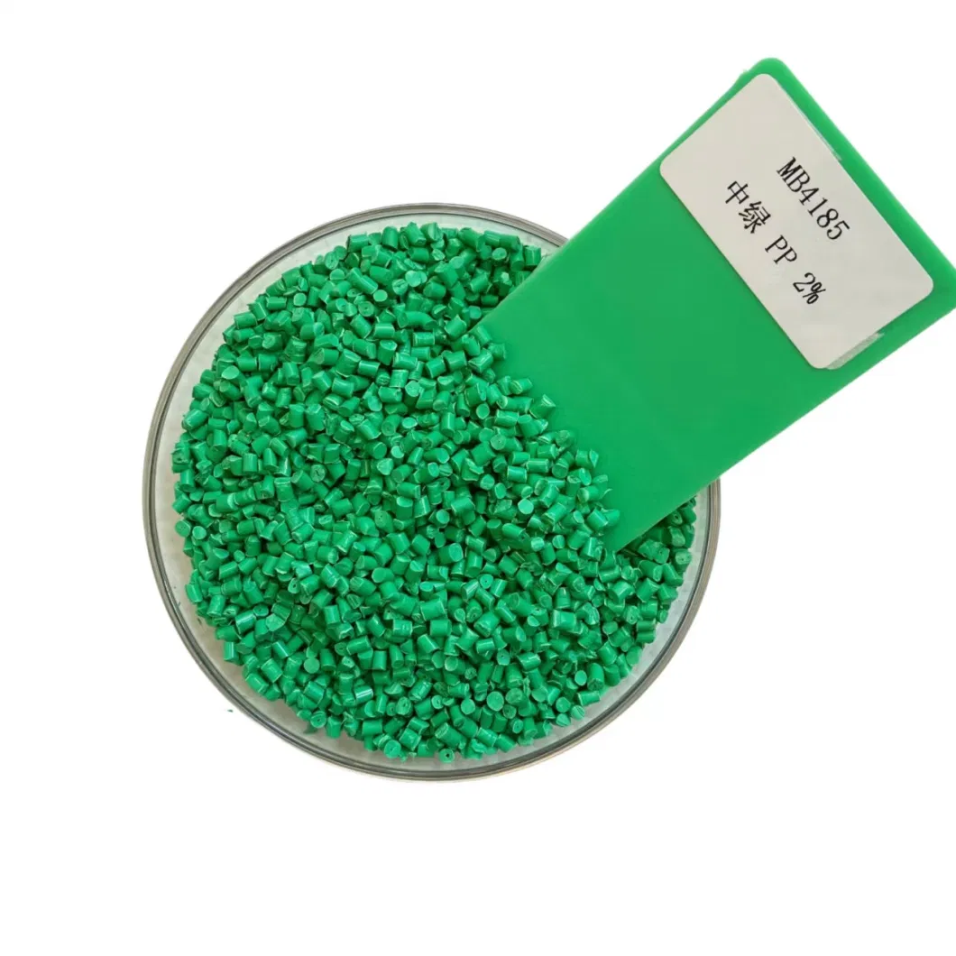 Color Masterbatch Granules From Recycled Green Pet for Cost-Effective Molding