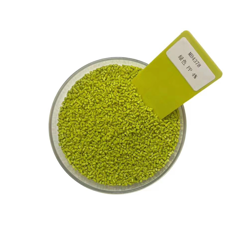 Color Masterbatch Granules From Recycled Green Pet for Cost-Effective Molding