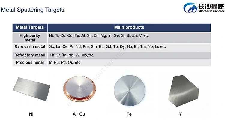 Copper Tin Alloy Target 99.99% Pure Round Copper Tin Cusn10wt% Sputtering Target