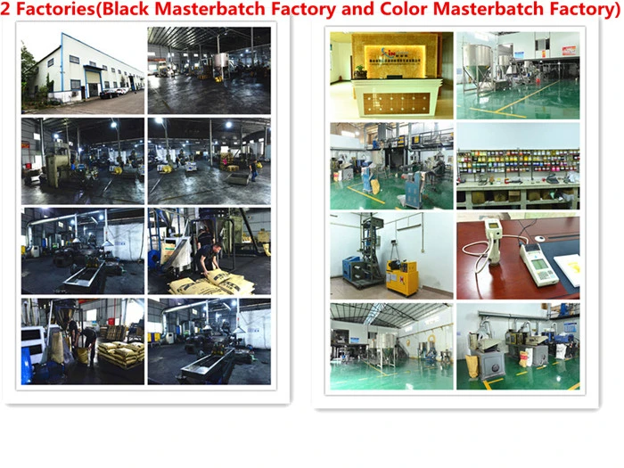 Film Grade HDPE/LDPE/LLDPE Black Color Masterbatch with 40% Carbon