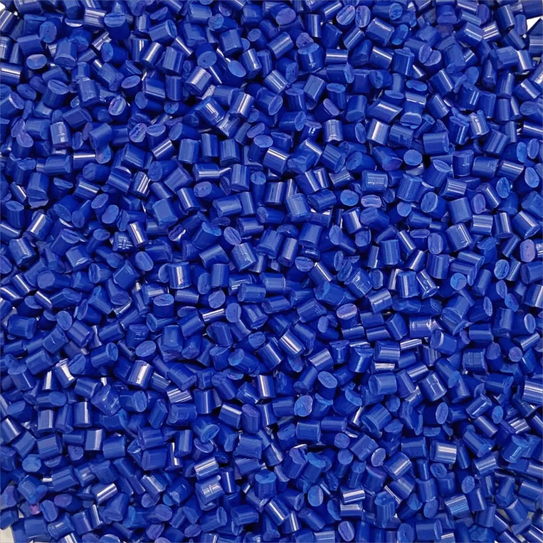 Anti-UV Blue PETG Masterbatch Pellets for Household Injection Molded Plastic Articles Thermoforming