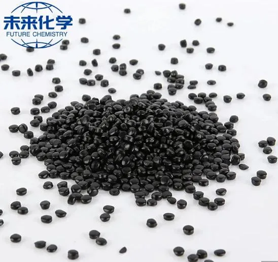 Black Granule PE Carbon Plastic Material Masterbatch for Black Injesction Products