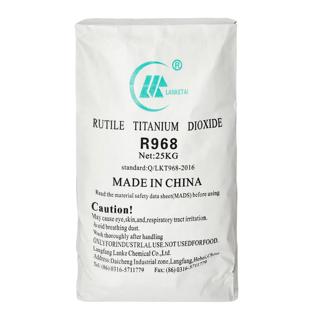 Professional Manufacturing Vendor First Grade Chemical Material TiO2 Rutile Titanium Dioxide R930for Plastics, Master Batch and Rubber