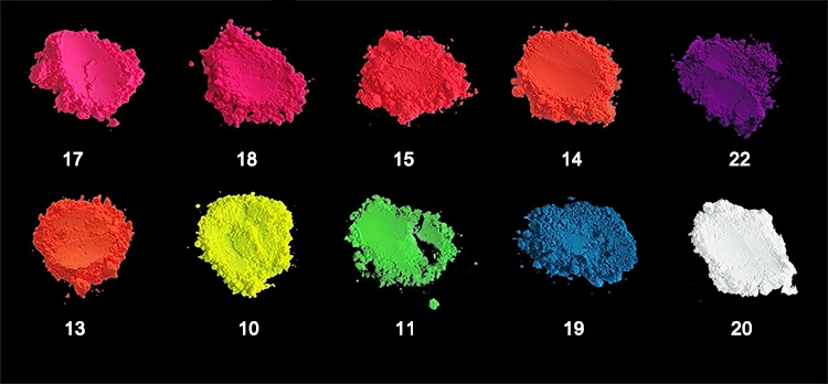 Water Based Bright Color Yellow Neon Fluorescent Pigment for Masterbatch