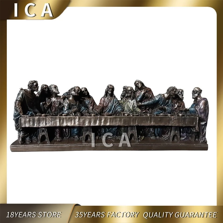 High Quality Church Garden Decoration Casting Bronze Jesus Family Sculpture