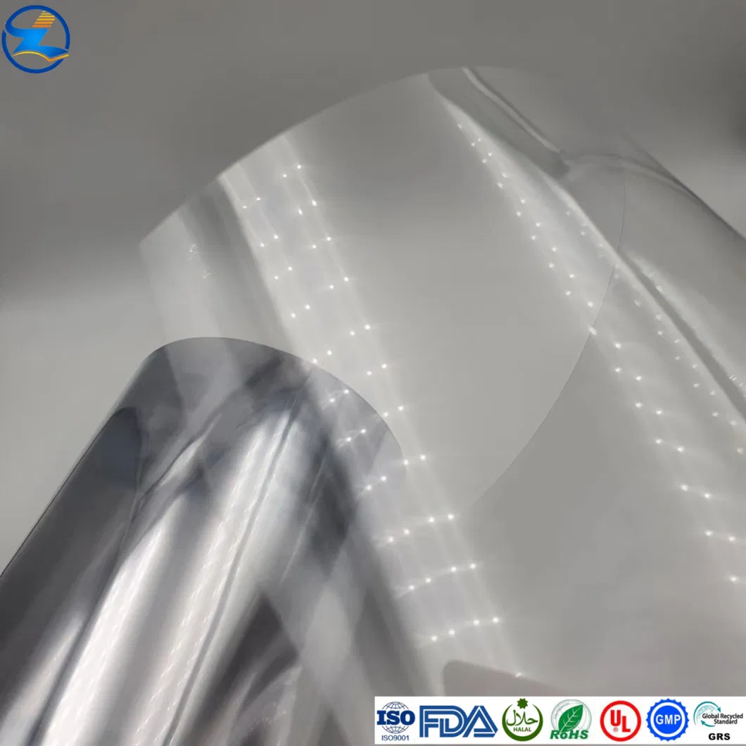 High Glossy Silicon Oil Treatment Barrier Antiblock-Slip Agent Pet/Cpet/RPET/APET Blistering Films