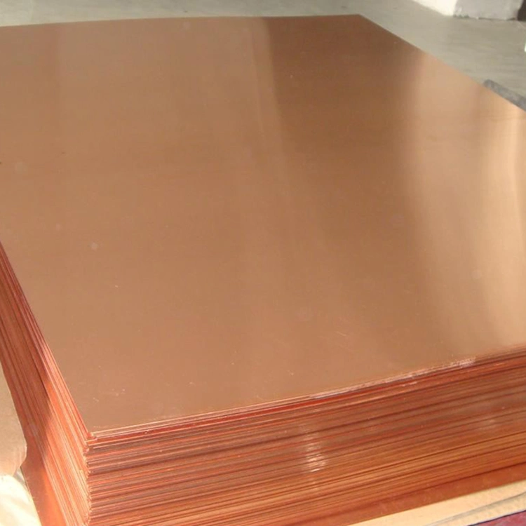 C12200 Pure Red Copper Plate Copper Sheet 2mm 3mm 4mm 5mm 6mm 8mm 10mm Thick Bronze Plates